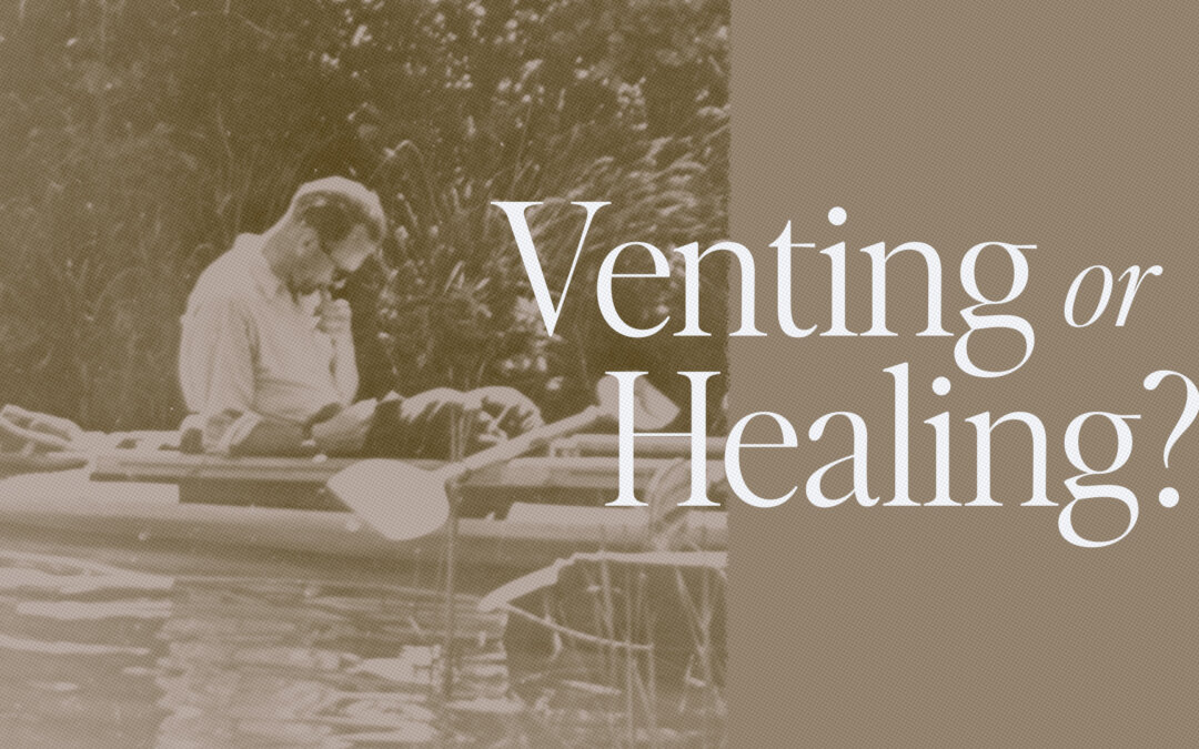 Venting or Healing? What JPII Teaches Us About Self-Expression